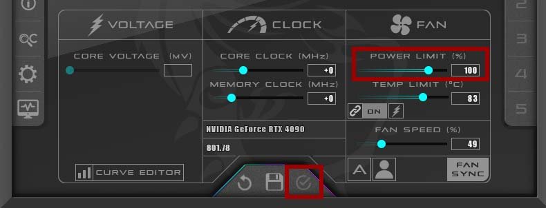 With MSI Afterburner (any brand of card)