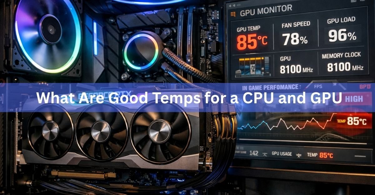 What Are Good Temps for a CPU and GPU? Safe Ranges for Idle, Gaming, and Heavy Loads